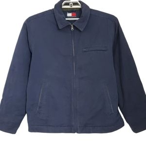 Vintage Tommy Hilfiger Fleece Full Zip Worker  Jacket